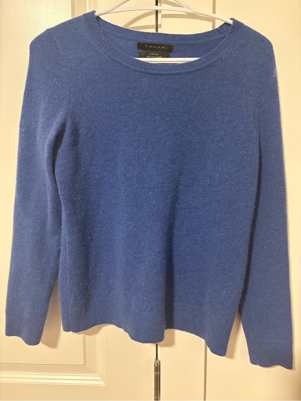 Tahari Royal Blue Crewneck Sweater
